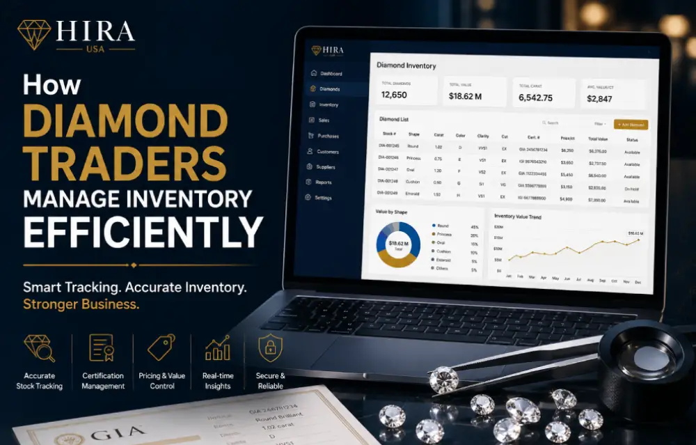 How Diamond Traders Manage Inventory Efficiently