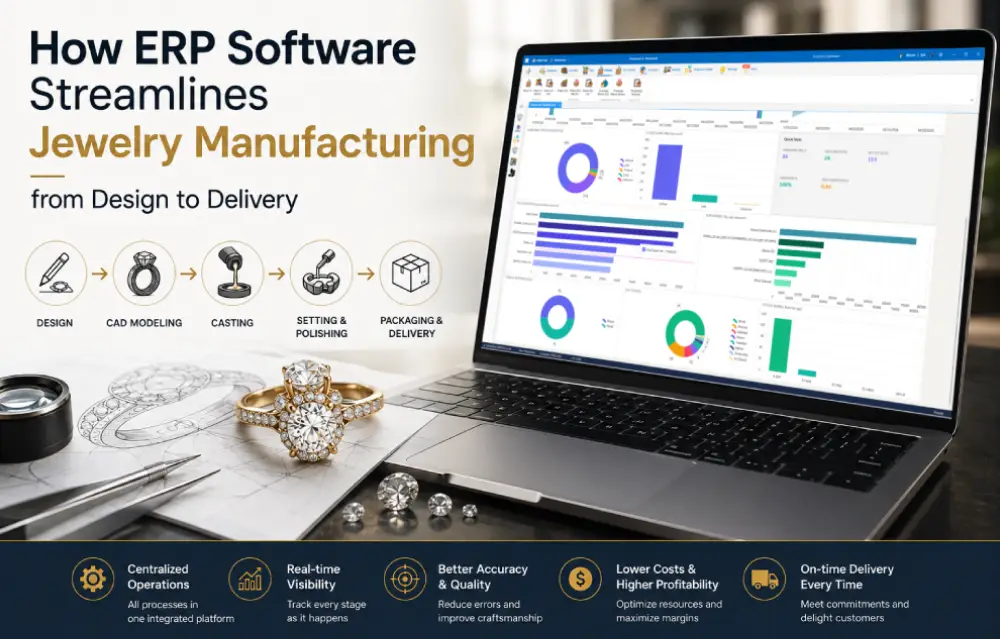How ERP Software Streamlines Jewelry Manufacturing