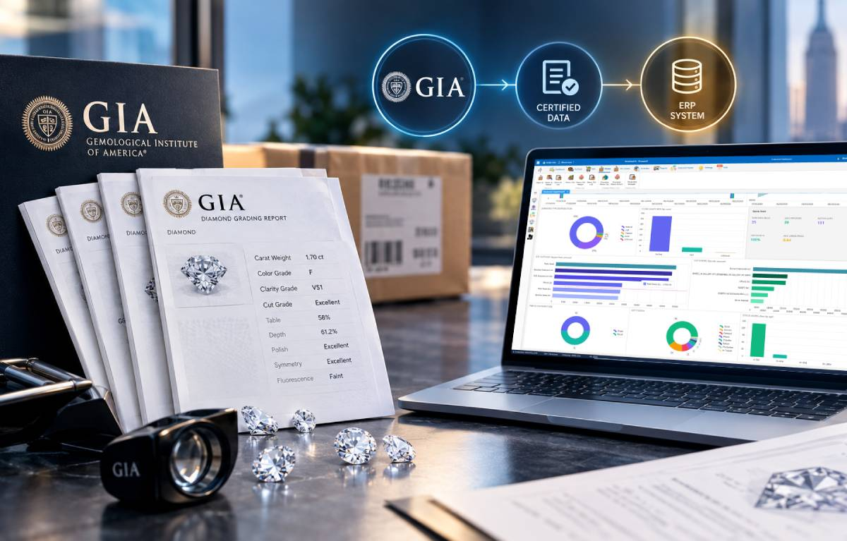 GIA Diamond Reports ERP Software