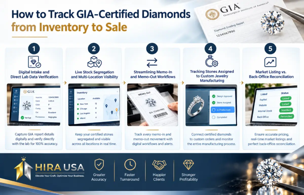 How to Track GIA-Certified Diamonds from Inventory to Sale